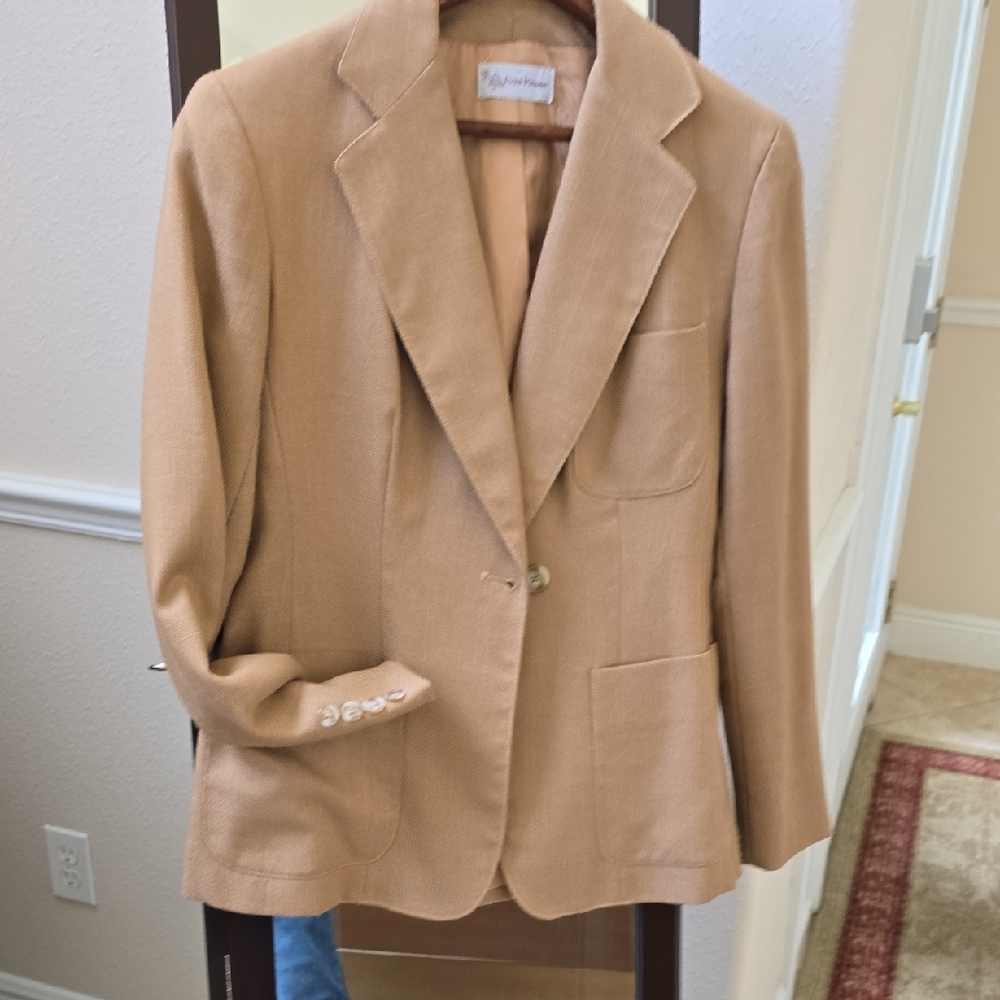 Evan Picone Classic Tan Blazer
